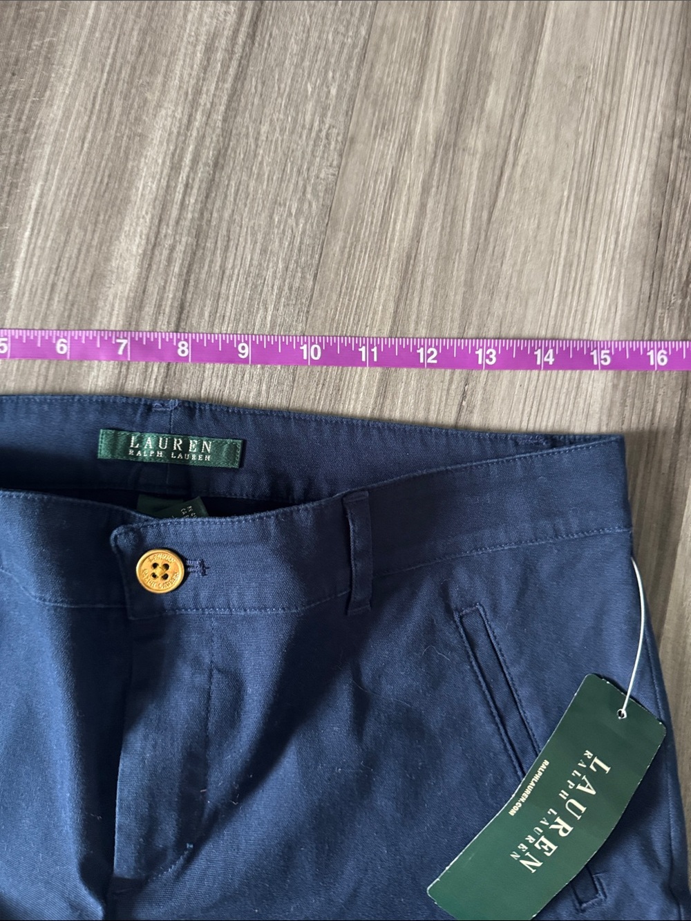 NEW Ralph Lauren $90 navy blue dress pants 6 women’s casual NWT business - Picture 6 of 10